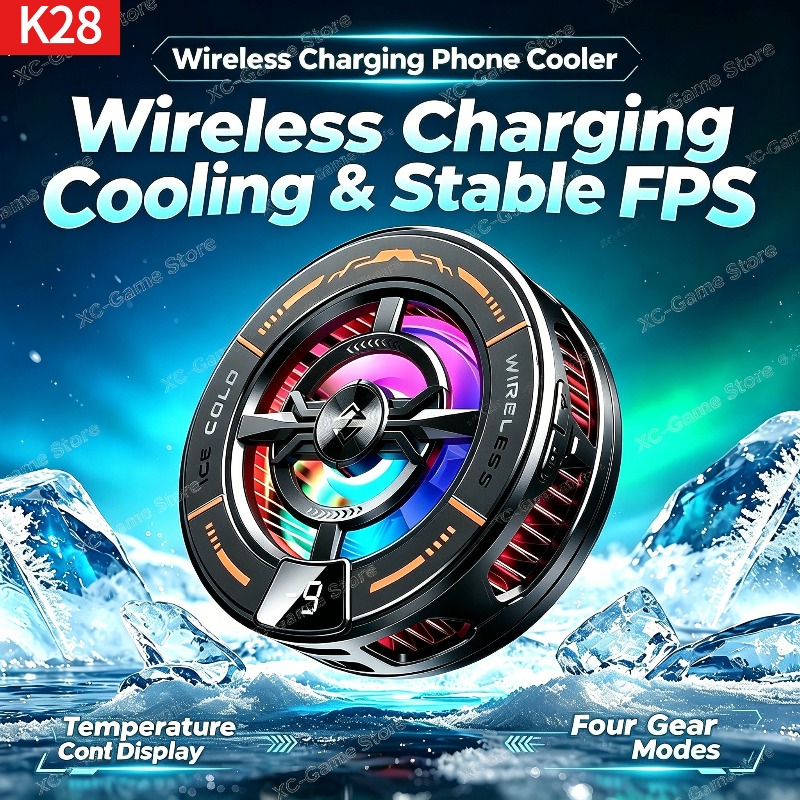 Gaming Accessories Phone - Cooler Magnético Semicondutor K28 para Celular