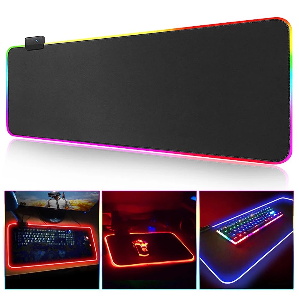 Gaming Accessories For Your Desk - Mouse Pad Gamer LED Luminoso Grande
