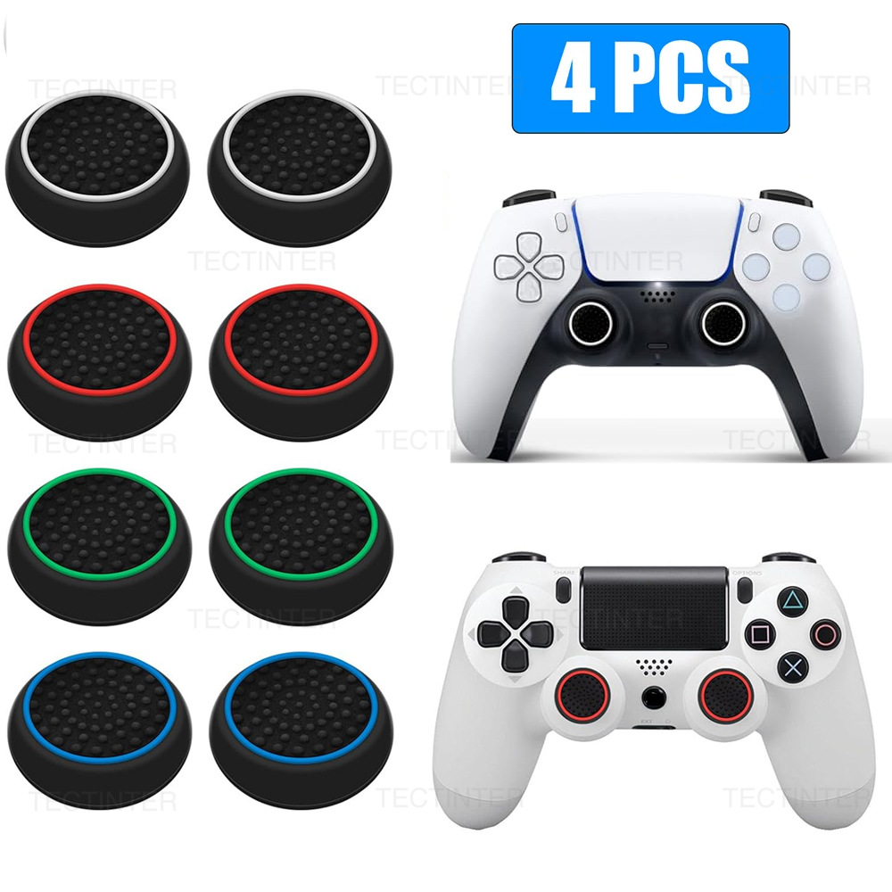 Gaming Accessories For Xbox Series X - 4PCS Capas de Silicone para Thumbsticks