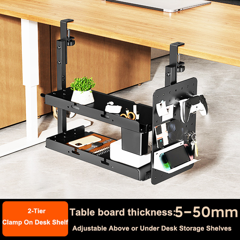 Gaming Accessories For Your Desk - Prateleira de 2 Níveis de 14