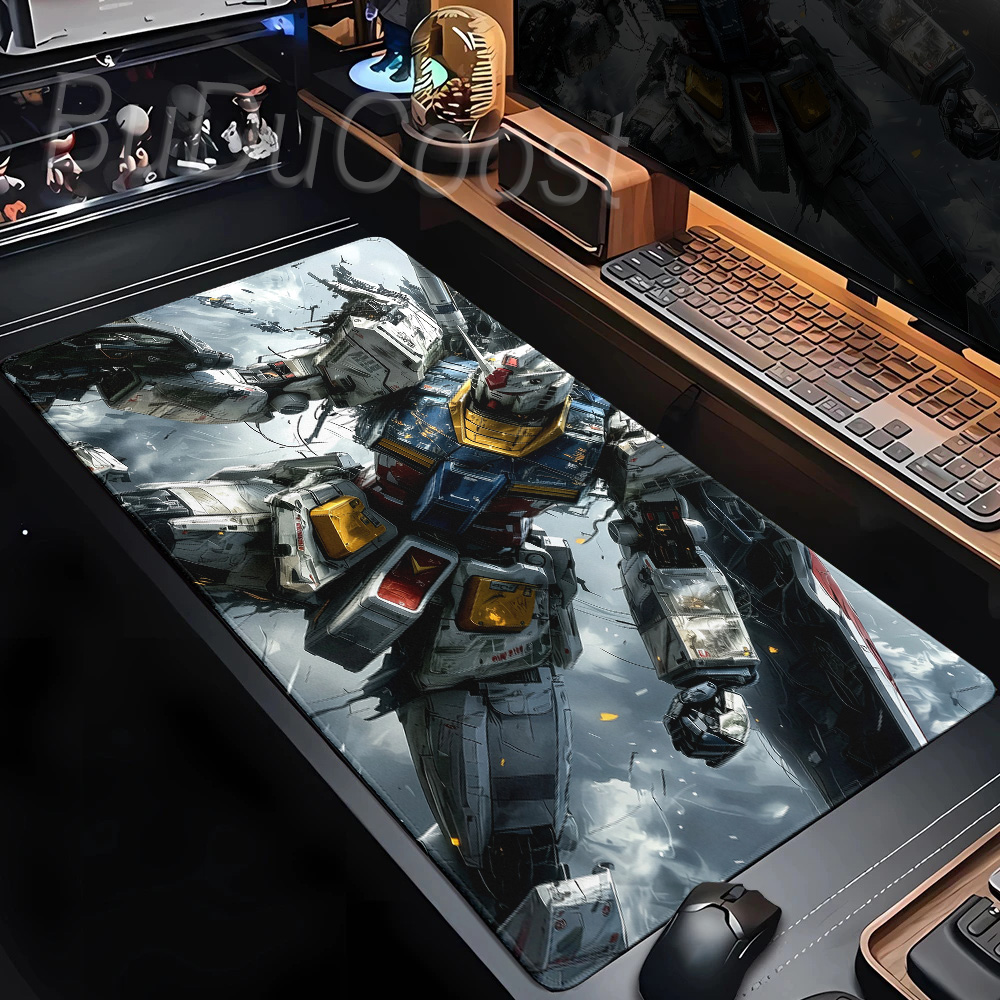 Gaming Accessories For Your Desk - Mouse Pad Gamer Antiderrapante XXL Gundam,