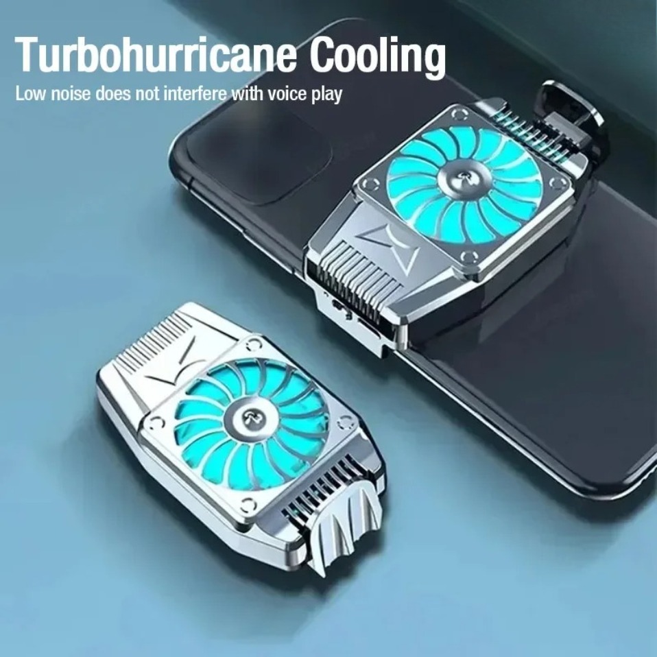 Gaming Accessories Phone - Mini radiador portátil com clipe traseiro