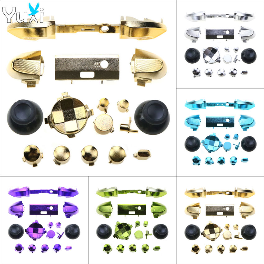Gaming Accessories Xbox Series S - Yuxi botões de plástico cromado para