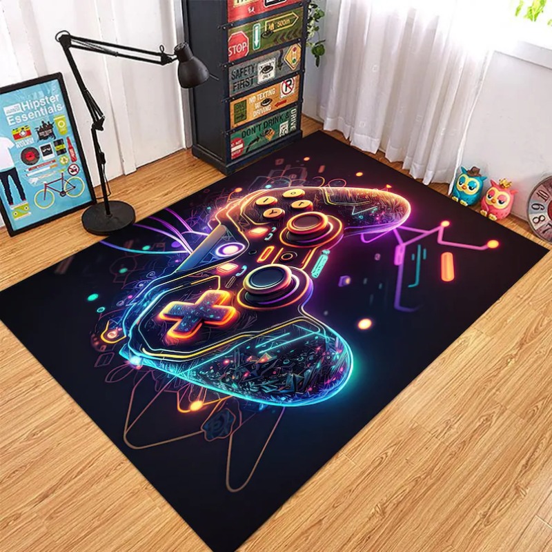 Gaming Hand Accessories - Tapete de Área Neon Glow para