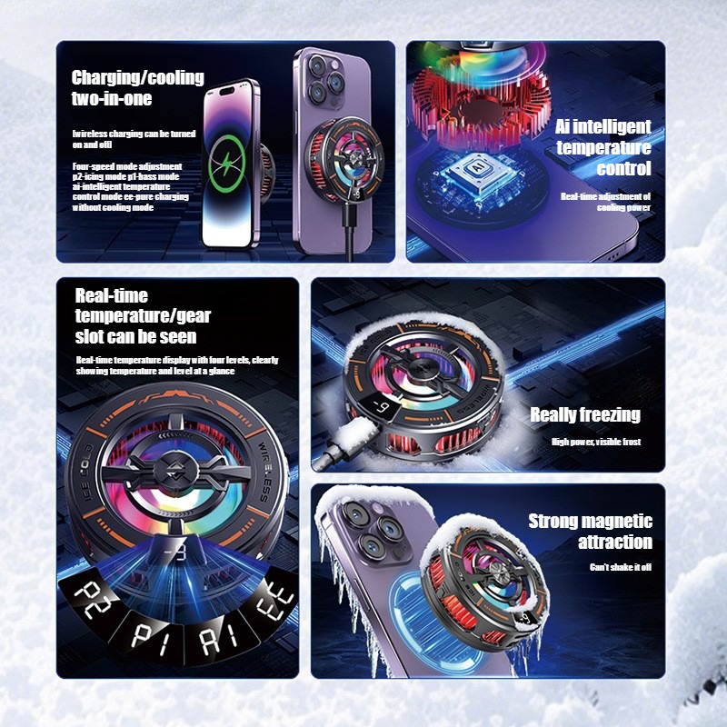 Cooler Magnético Semicondutor  - Gaming Accessories Phone avaliação e preço