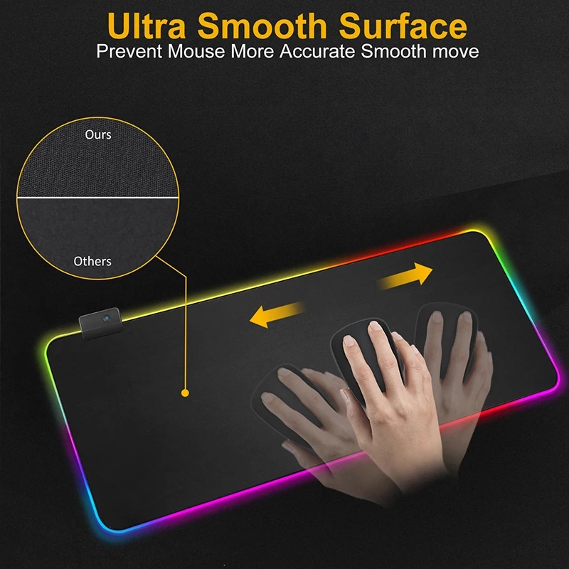 Mouse Pad Gamer LED Luminoso G - Gaming Accessories For Your Desk avaliação e preço