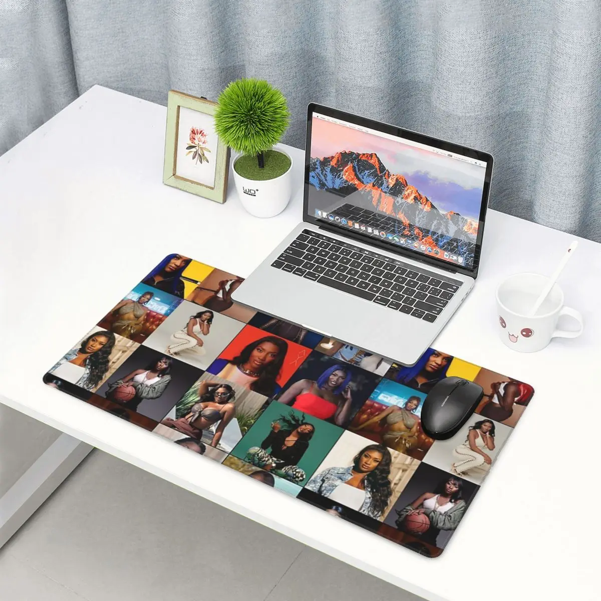 Tapete de rato grande Aya Naka - Gaming Accessories Photo avaliação e preço