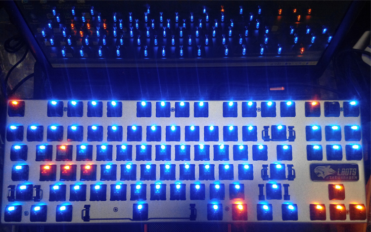 Teclado mecânico com luz led,  - Keyboard Switch Tester avaliação e preço