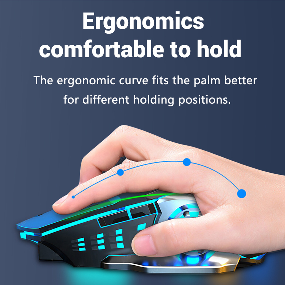 Bluetooth 5.2 mouse 2.4g sem f - Gaming Hand Accessories avaliação e preço