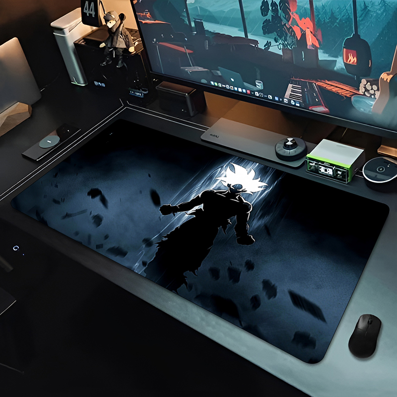 Mouse Pad Grande DBZ Black Ani - Gaming Office Accessories avaliação e preço