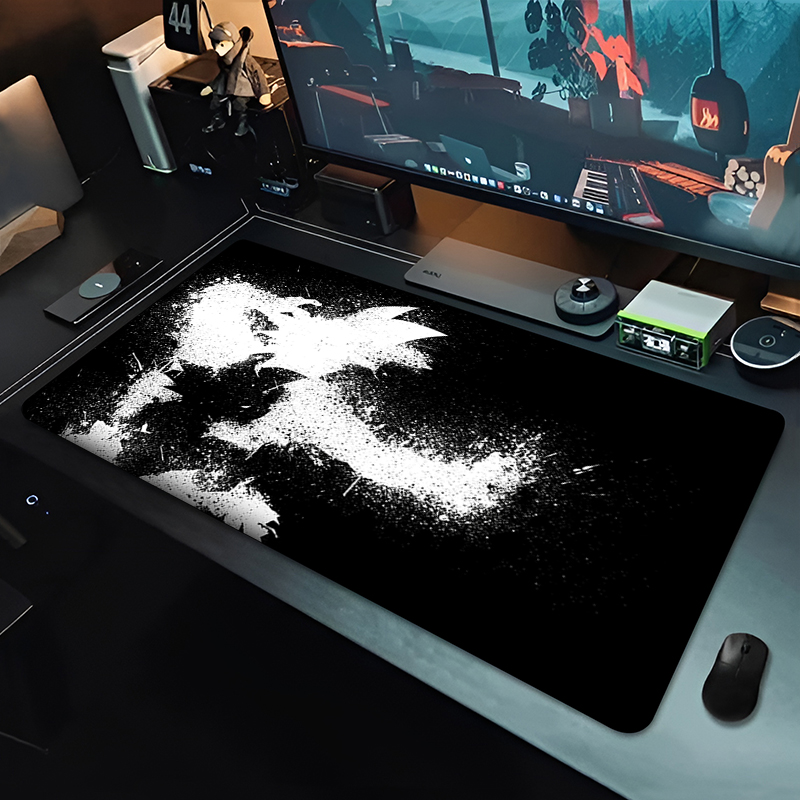 Mouse Pad Grande DBZ Black Ani - Gaming Office Accessories avaliação e preço