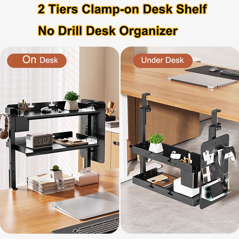 Prateleira de 2 Níveis de 14 P - Gaming Accessories For Your Desk avaliação e preço