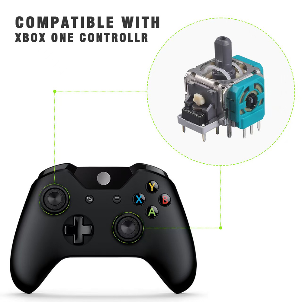 10 pçs substituição 3d analógi - Gaming Accessories For Xbox Series X avaliação e preço