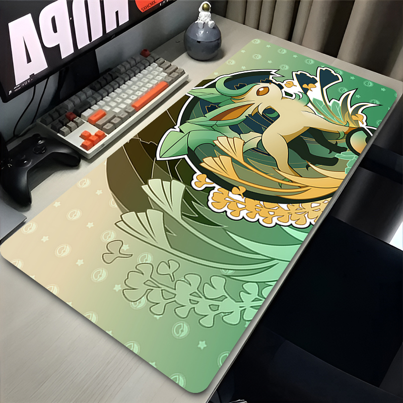 Mouse Pad Gamer P-pokemon Leaf - Gaming Office Accessories avaliação e preço