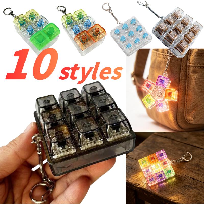 10 Estilos de Chaveiro Fidget  - Keyboard Switch Tester avaliação e preço
