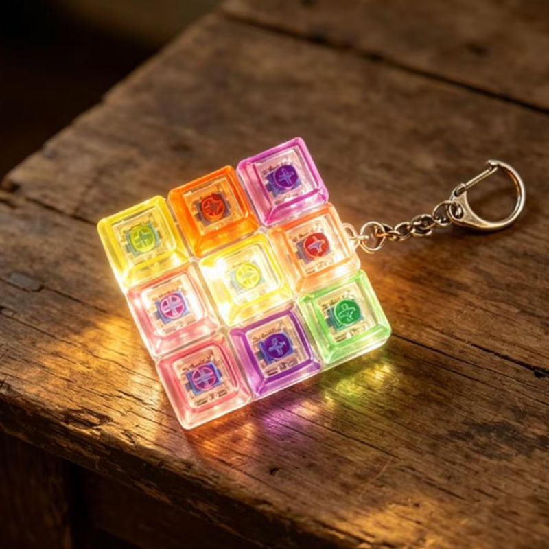 10 Estilos de Chaveiro Fidget  - Keyboard Switch Tester avaliação e preço