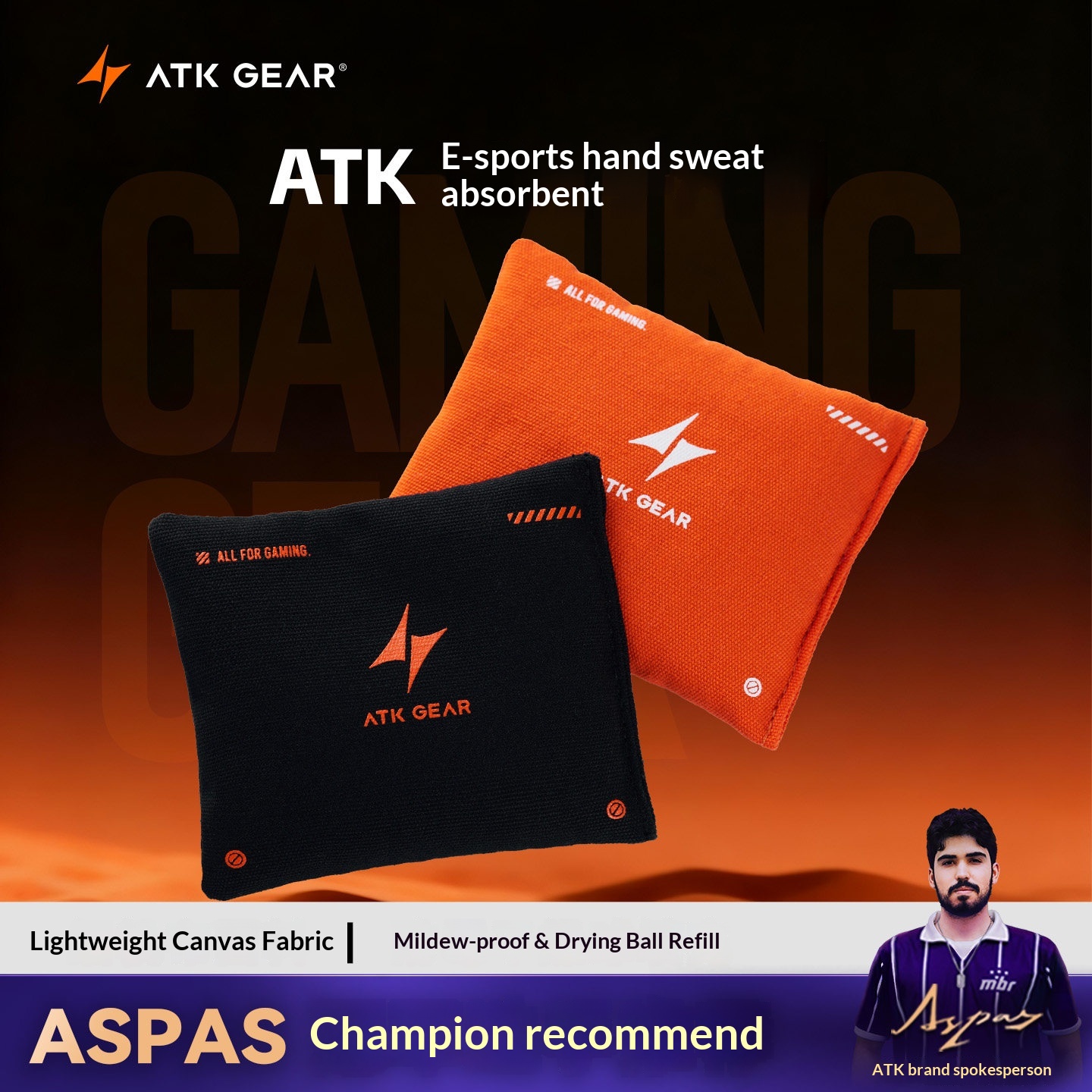 Packs de absorção de suor ATK  - Gaming Hand Accessories avaliação e preço