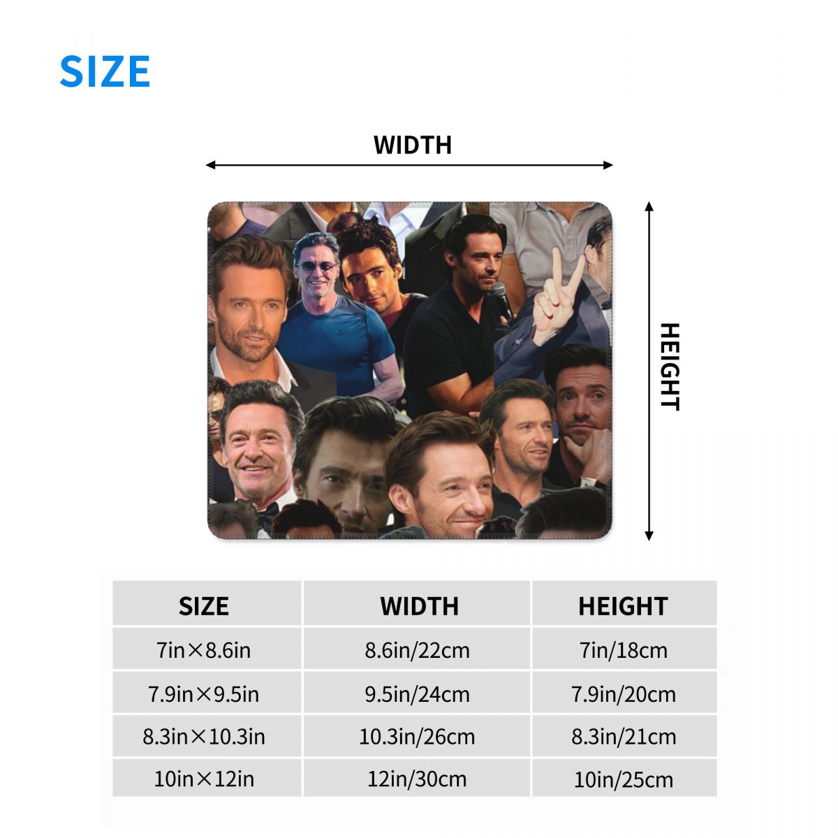 Hugh jackman foto colagem (14) - Gaming Accessories Photo avaliação e preço