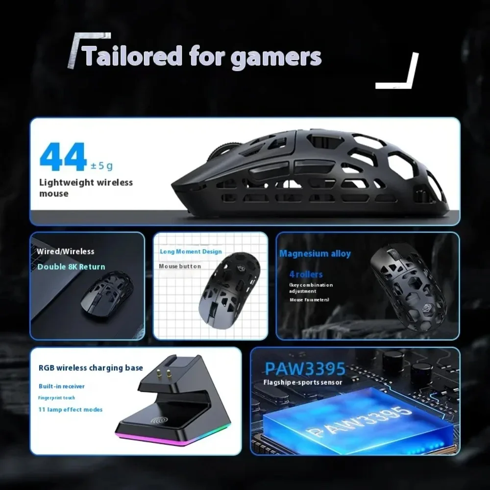 Ewetn l1 pro mouse sem fio de  - Gaming Hand Accessories avaliação e preço