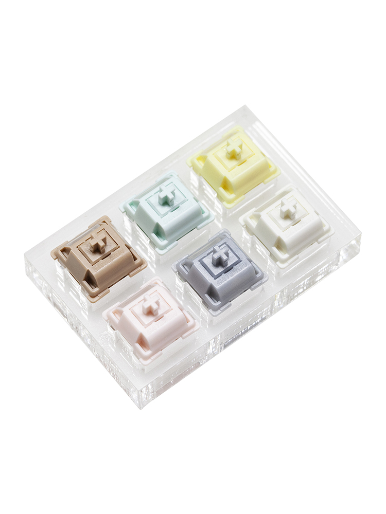 6 interruptores Gateron Smooth - Keyboard Switch Tester avaliação e preço